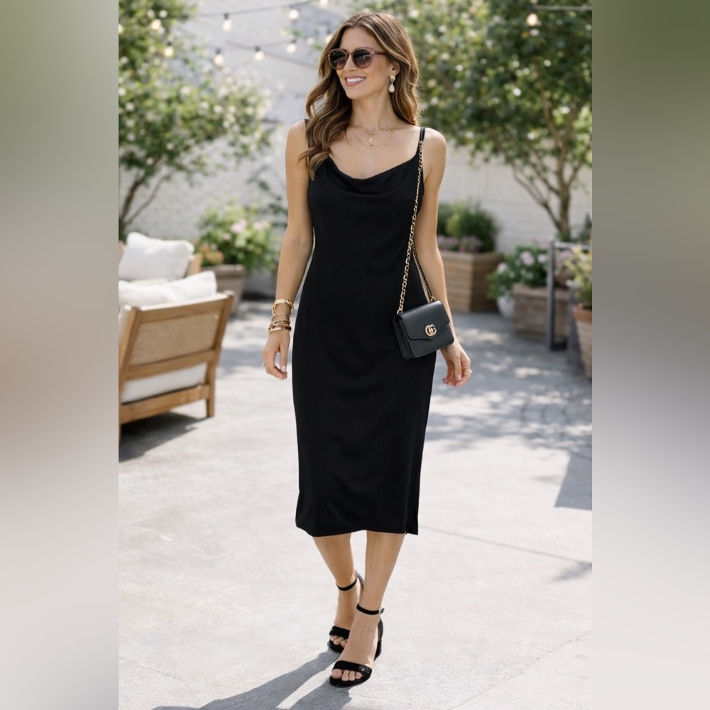 Jax II - Elegant Black Sleeveless Dress size 10